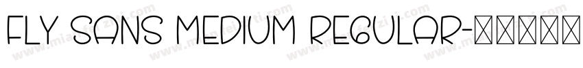 Fly Sans Medium Regular字体转换